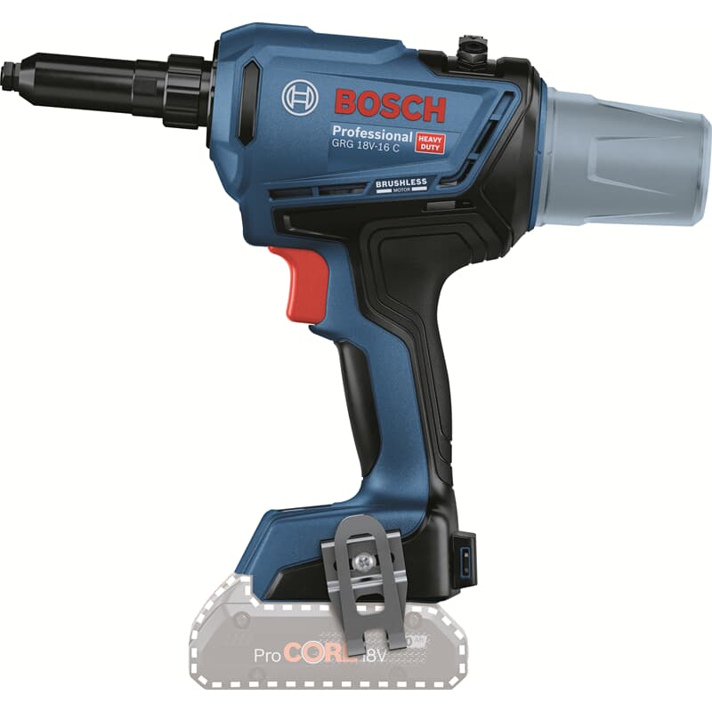 BOSCH GRG 18V-16 C Cordless Rivet Gun 18V (BARE TOOL) – Powermark