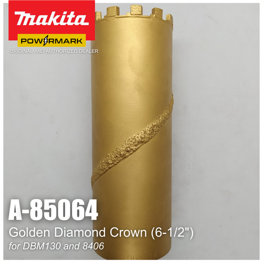 MAKITA A-85064 Golden Diamond Crown (6-1/2") for DBM130 and 8406 Diamond Core Hammer Dills