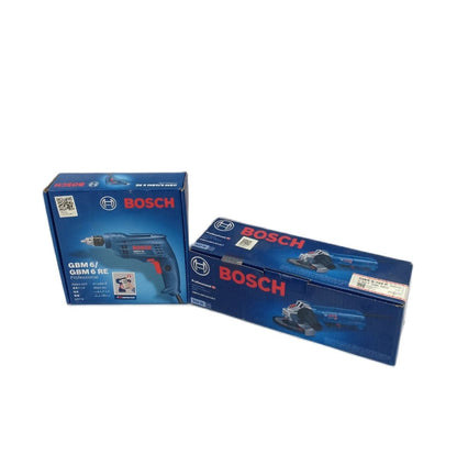 [BUNDLE] BOSCH GBM 320 Electric Drill + BOSCH GWS 9-100 P Professional Angle Grinder