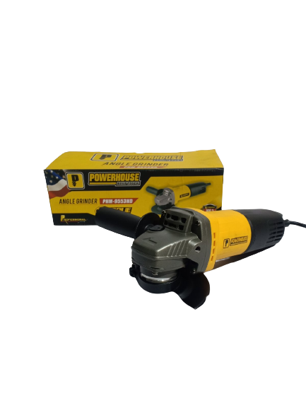 POWERHOUSE PHM-9553HD Angle Grinder with 3 Metal Grinding Discs