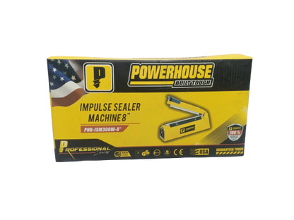 POWERHOUSE PHB-ISM300W-8" Impulse Sealer Machine 8 inches